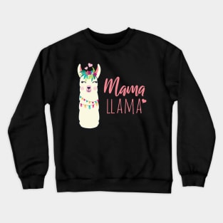 MAMA LLAMA lovely mother funny gift Crewneck Sweatshirt